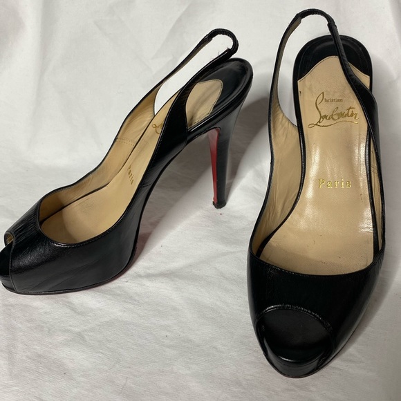 Christian Louboutin No Prive peep toe pump - Picture 8 of 12